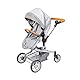 KNORRTOYS.COM 90932 Puppenwagen Boonk-Stone Brown, 59 x 42 x 80 cm