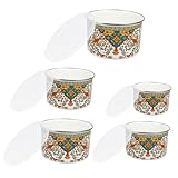 Photo Gallery healifty 5 pezzi ciotole smaltate con ciotole vintage per zuppe insalate e noodles materiale resistente e leggere e portatili e picnic Photo Gallery healifty 5 pezzi ciotole smaltate con ciotole vintage per zuppe insalate e noodles materiale resistente e leggere e portatili e picnic