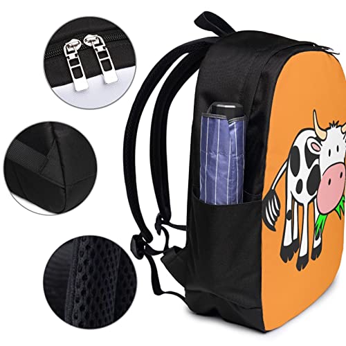 Sac ordinateur portable vache noir One Size porte-documents - 4