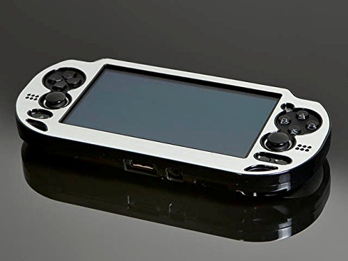 Monoprice Playstation Vita Brushed Aluminum Clamshell Case - Silver