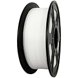 Food Safe 1.75mm White PETG Filament, Strong PETG 3D Printer Filament for 60-500mm/s High Speed FDM 3D Printers,1KG/2.2lbs