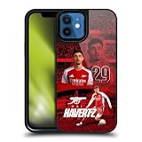 Head Case Designs Officially Licensed Arsenal FC Kai Havertz 2024/25 First Team Gel Armor Case [Military Grade Drop Protection] Compatible with Apple iPhone 12 / iPhone 12 Pro