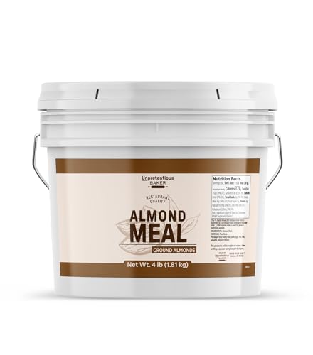 Unpretentious Almond Meal, 1 Gallon, Breading Replacement, Great for Rubs, Breads & Baked Goods