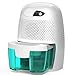 JIXIN Petit déshumidificateur, déshumidificateur Silencieux Portable de 2200 Pieds Cubes avec Une capacité de 17 oz