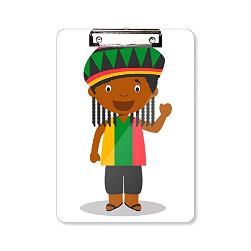 Porte-bloc A4 Black Wild Jamaica pour prendre des notes en déplacement