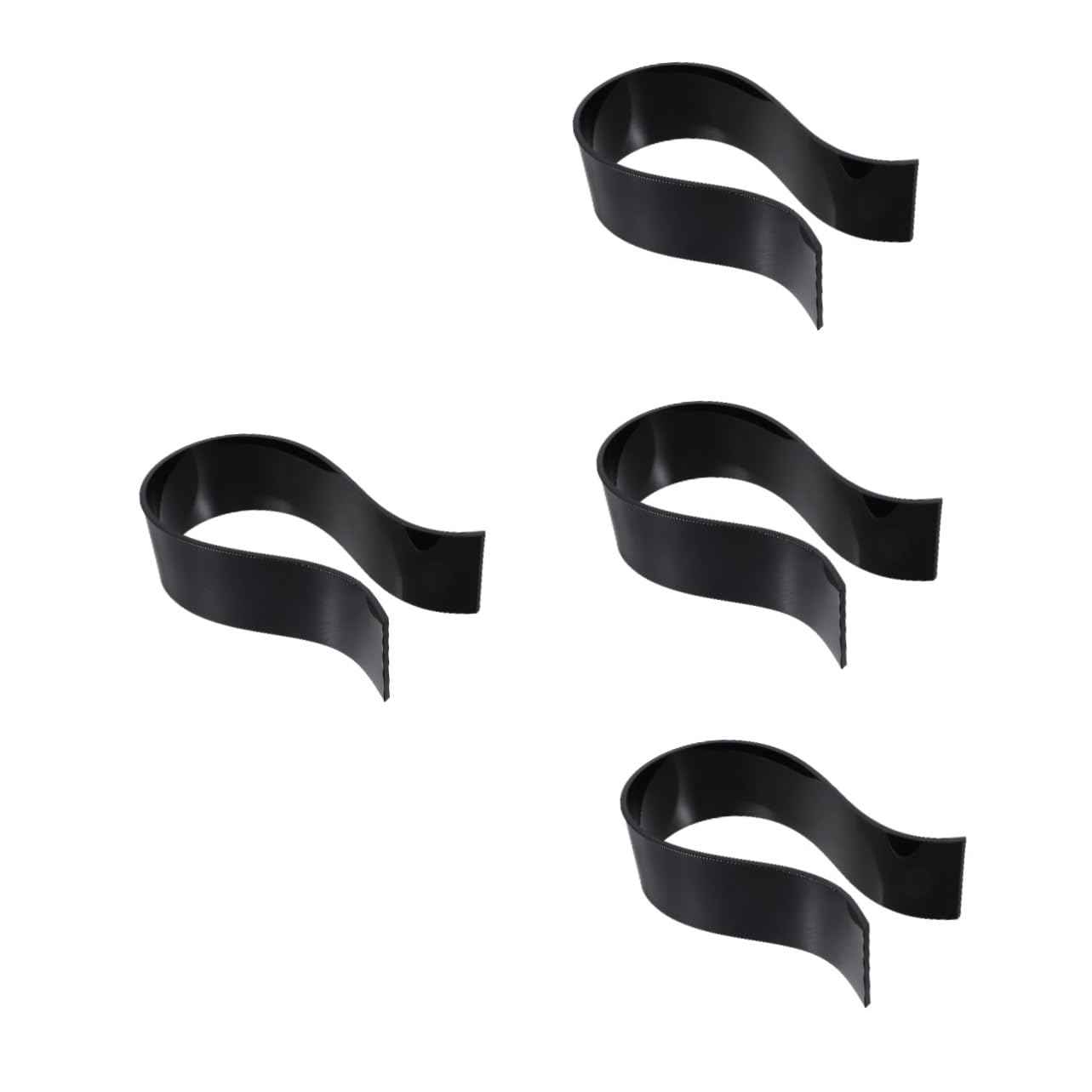 SHINEOFI 4 Piezas Soporte Acrílico Para Auriculares Soporte Para Auriculares Estante Para Auriculares Gancho Para Auriculares Colgador De Auriculares De Escritorio Black