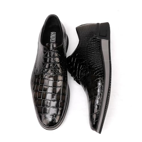 Casual Men's Dress Lace-up Oxfords Shoes Classic Formal Business Dress Sneakers Wedding Party Dress Shoes for Mens4