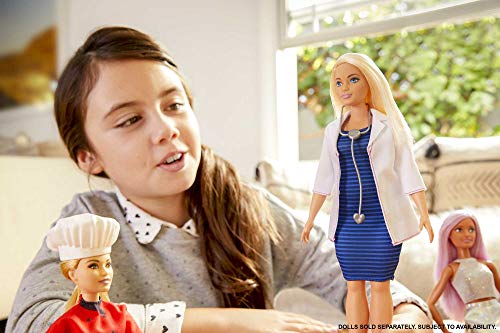Barbie FRM19 - 2-in-1 Krankenwagen, aufklappbares Fahrzeug mit Licht und Geräuschen, Puppen Spielset mit Zubehör & FXP00… – Bild 7