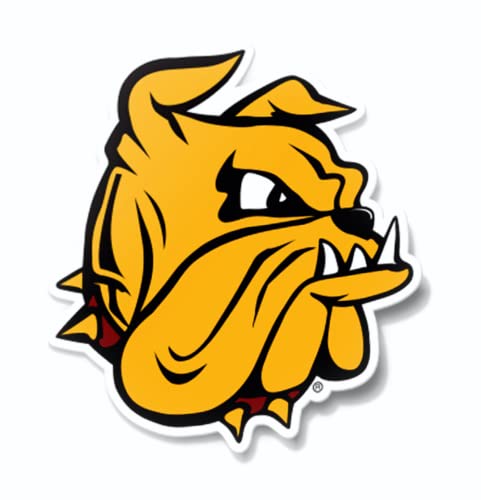 Image of Minnesota Duluth Bulldogs Head Logo Weatherproof Vinyl Sticker Car Decal from Nudge Printing
