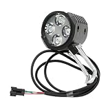 Faro de Bicicleta,Lámpara De Ciclismo con Diseño De Cuerno - Luces LED de Bicicleta Impermeables - para Exteriores, Desplazamientos Urbanos, Seguridad Vial, Patinetes Eléctricos