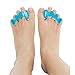 Correct Toes – Bunion Corrector, Toe Separator & Toe Spacers for Men and Women, Unisex, Aqua, Large