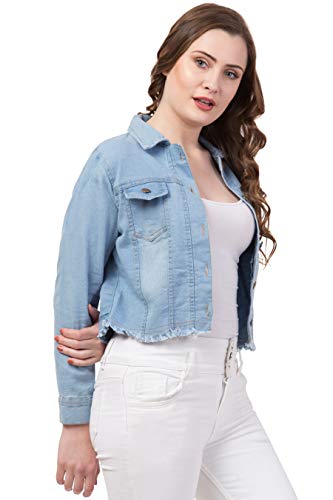FUNDAY-FASHION-Full-Sleeve-Blue-Solid-Womens-Denim-Jacket