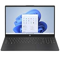 HP 15-fc0525sa 15.6" Laptop | Full HD Anti Glare Display | AMD Ryzen 7-7730U | 16GB DDR4-3200MHz RAM | 512GB PCIe NVMe SSD | Windows 11 Home | Black