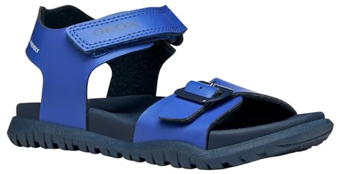 Sandale Geox J Fusbetto Bo respirante avec semelle ergonomique bleu marine