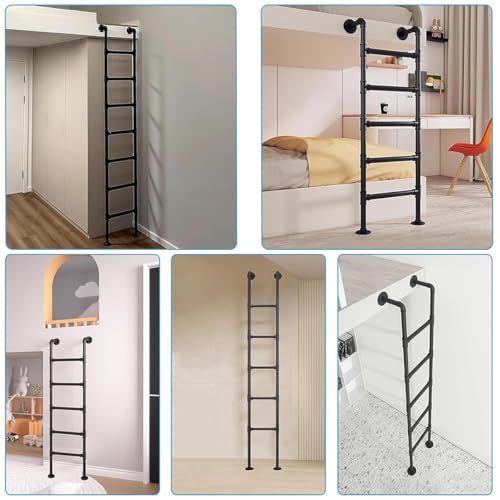 Échelle pour lits superposés métallique stable et compacte