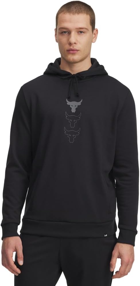 Under Armour mens Project Rock Rival Fleece Hoodie Under Armour mens Project Rock Rival Fleece Hoodie