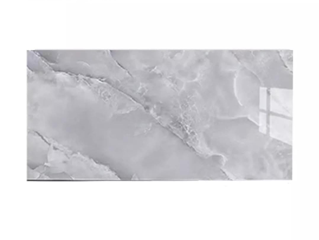 10Pcs Bathroom Wall Panels PVC Cladding Shower Wet Wall Tile Marble Effect Decor Tiles Sticker (Earl Grey)