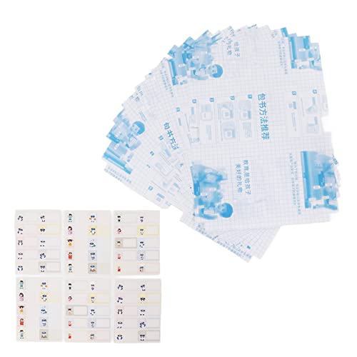 Capas de livros autoadesivas à prova d'água duráveis ​​com adesivos para A4 para livros didáticos