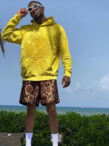 Mens Running Quick-Dry Mesh Gym Shorts with Paisley Design Lightweight Athletic Casual Shorts,Pockets for Outdoor2