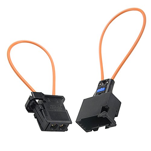 Wmycongcong 2 Pcs Most Fiber Optical Optic Loop Bypass Male Female Adapter For Benz Audi Mercedes Bmw Vw Porsche #TOP1
