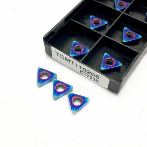 10 piezas insertos de carburo TCMT110204 TCMT110208 miniatura 3
