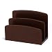 C.R. Gibson Bonded Leather, Letter Sorter by Markings, Measures 7.75" W x 4" - Brown