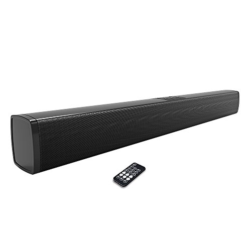 Bluetooth surround soundbar, 32" wall mounted wired and wireless 40watts sound bar speaker