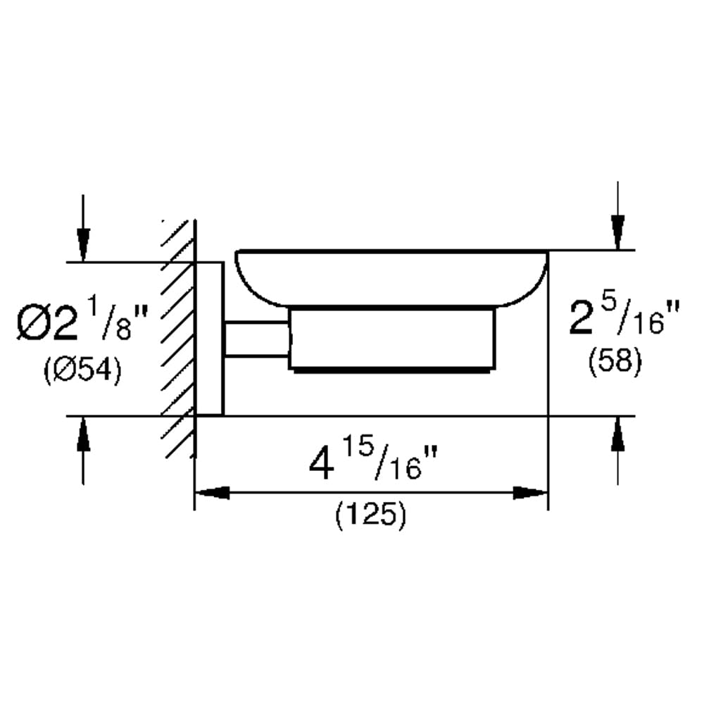 Grohe Essentials uchwyt z mydelniczk? - 40444001