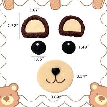 Decoration Gateau Ours JeVenis Décoration De Gâteau Ours Brun Décoration De Gâteau Ours Boho Décoration De Gâteau Avec Moule Ourson Silicone