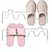 Produktbild Eauta Schuhregal, zur Wandmontage, Schuh-Halter, hält alle Schuhe vom Boden fern, Edelstahl 2 Paar Schuhregale.