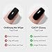 GAOY 2 Pcs 16ml No Wipe Gel Top Coat, Glassy Clear Gel Top Coat, High Gloss Finish for UV Light Cure Nail Polish