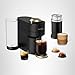Nespresso Festive Vertuo Pop+ Deluxe Coffee and Espresso Maker by Breville with Milk Frother, Matte Black Gold