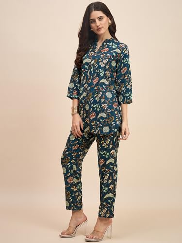 Image of Truvon Fashions Women's Co-Ords Set, Kurta and Pant Set