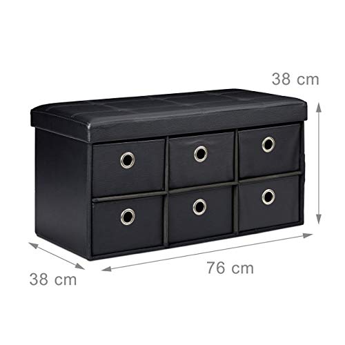 Banc de rangement rectangle pliant : la solution sérénité pour retrouver un intérieur épuré