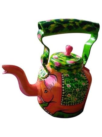 Khushi Handicrafts Handcrafted Aluminium Tea Kettle