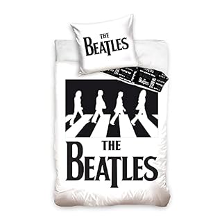 The Beatles Parure de lit 140 x 200 cm - Les Beatles, Paul McCartney, John Lennon, RIngo Starr, George Harrison