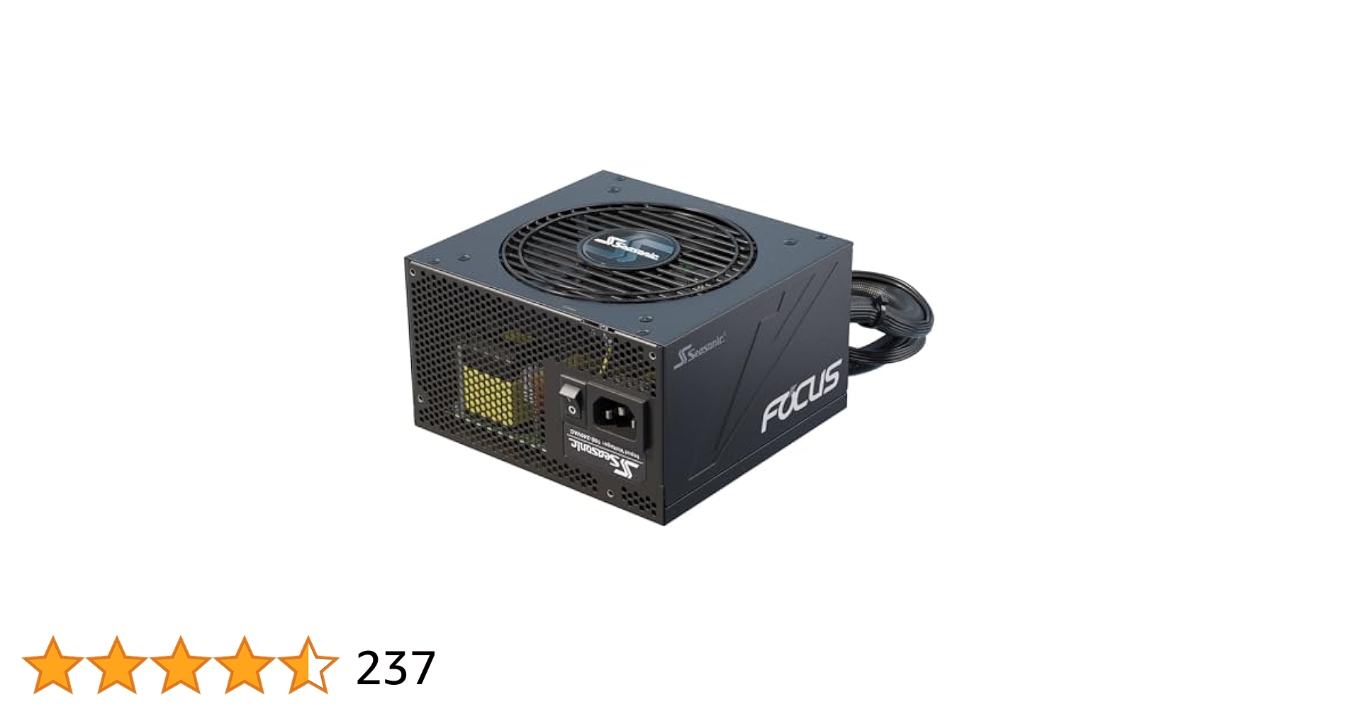 【美品】Seasonic FOCUS SSR-650FM 650W Amazon.com: Seasonic FOCUS 650 Gold SSR-650FM 650W 80+ Gold