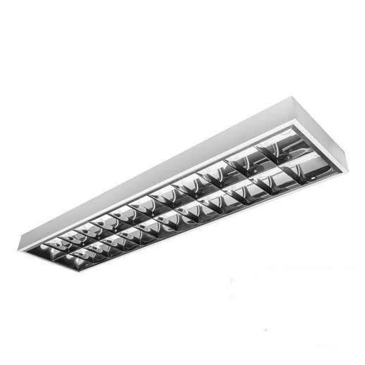 Amslight LED Rasterleuchte Empty 2x150cm T8 Bürolampe keine Röhre
