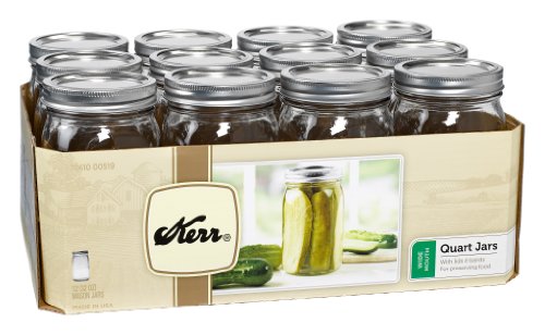 Ball Jars Kerr, Small, Clear