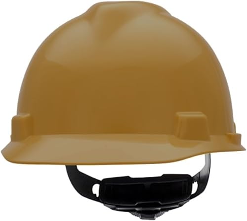 Miniatura 2 de MSA V-Gard Cap Style Safety Hard Hat Suspension | Polyethylene Shell, Superior Impact Protection, Self Adjusting with Crown Straps | Fas-Trac III