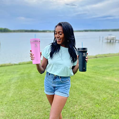 Image of Takeya 32 oz Stainless Steel Insulated Tumbler with Straw Lid, Premium Quality, Sweatproof