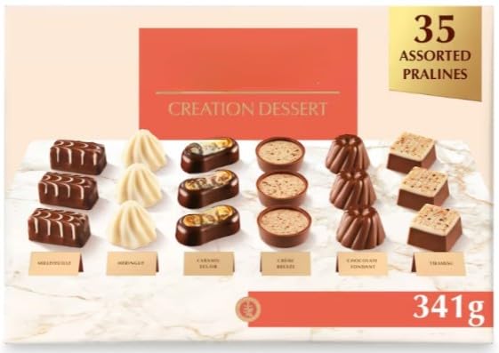 Creations - Caja de chocolate surtida de postre 341 g (paquete de 3) Deliciosa y sabrosa 'A symphony of flavors' para todas las ocasiones