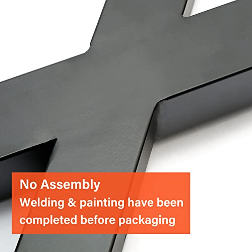 Tc-Homeny Table Legs 16 Inches X Type Metal Bench Legs Set Of 2 Diy Dinning Coffee Table Legs #TOP3