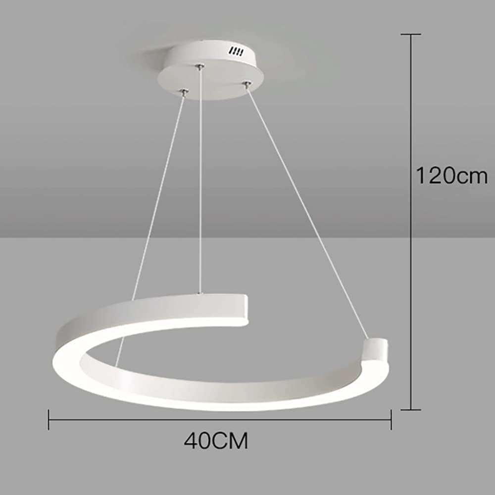 ライトモダンLEDペンダントライト1リングアルミシャンデリア