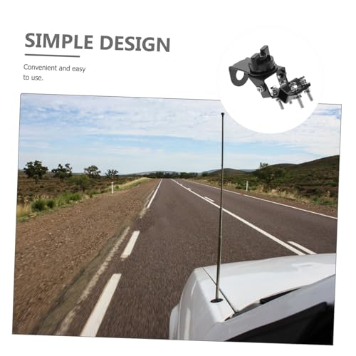 Base para antena de coche de hierro resistente con tornillo de 17mm 3