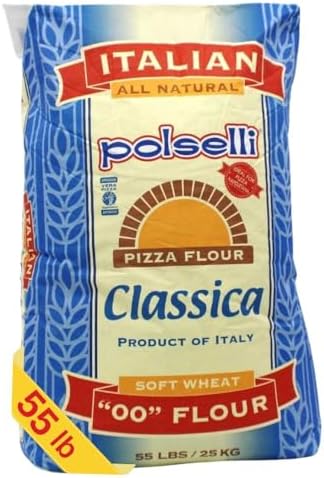 POLSELLI Classica, Tipo 00 Double Zero Flour, Soft Wheat, 25 kg (55 lbs)