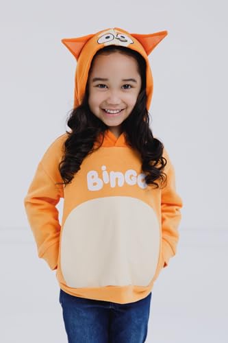 Image of Bluey Matching Family Cosplay Fleece Hooded Sweatshirt