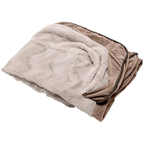 FurHaven Jumbo Plush Faux Fur Dog Bed Cover Cover