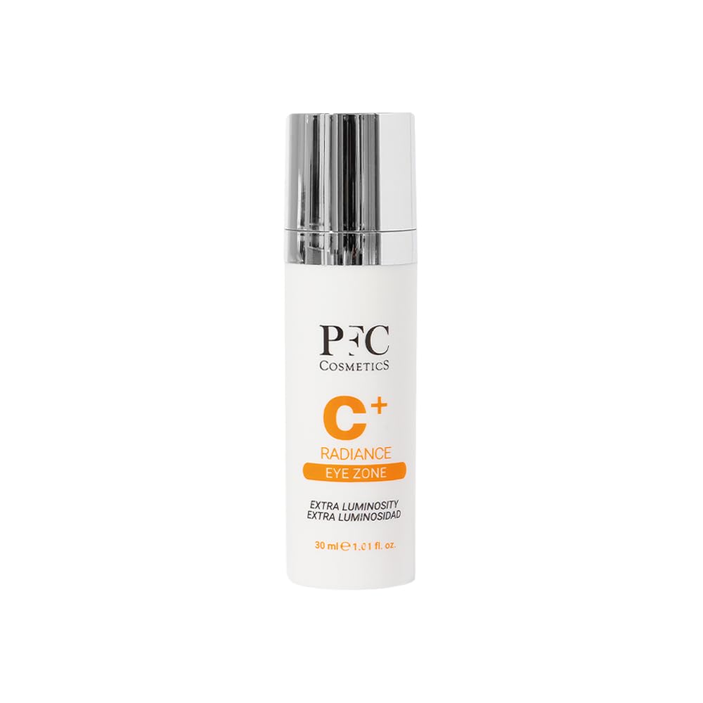 PFC COSMETICS - Contorno de Ojos con Vitamina C+ y Ácido Hialurónico. 30ml. Reduce Bolsas,Ojeras y Antiarrugas. Luminosidad. Antiedad. Todo Tipo de Piel. Antioxidante. Descongestivo. Hidratante