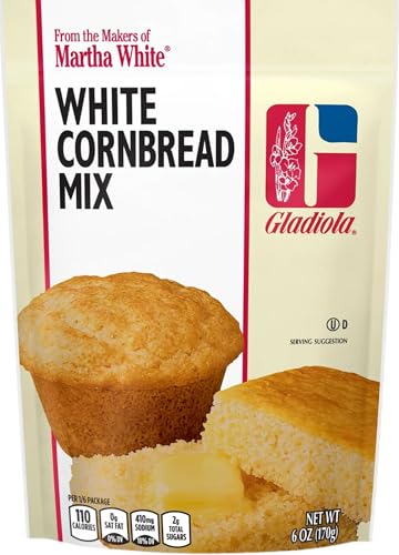 Gladiola Martha White White Cornbread Mix 6 Oz (Pack of 6)